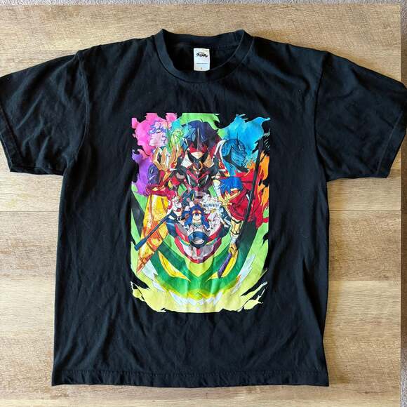 Tengen Toppa Gurren Lagann 15th Anniversary Key Visual T-Shirt, Size L, Used - Picture 1 of 4